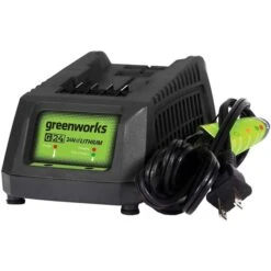 Chargeur Rapide De Batterie Au Lithium-ion Greenworks, 24 Volts