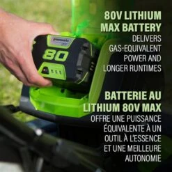 Tondeuse Sans Fil Et Sans Balais Greenworks Pro, 80 Volts, 21 Po, 1 Batterie Lithium-ion Incluse -Greenworks Soldes 330766350 AlternateImage4 l
