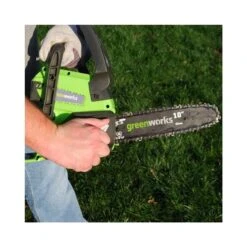 Scie à Chaîne Sans Fil Greenworks, 24 Volts, Guide-chaîne De 10 Po (outil Seulement) -Greenworks Soldes 330766352 AlternateImage4 l