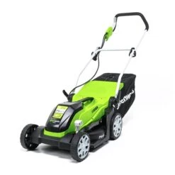 Tondeuse électrique Greenworks De 9 Ampères, 14 Po
