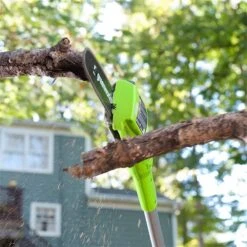 Scie à élaguer Sans Fil Greenworks Avec Accessoires Taille-haie, 40 Volts, Guide-chaîne De 8,5 Po (outil Seulement) -Greenworks Soldes 330766373 AlternateImage2 l