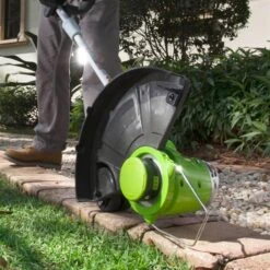 Coupe-bordure Droit Sans Fil Greenworks 40 Volts De 13 Po Avec Guide De Coupe (outil Seulement) -Greenworks Soldes 330825057 AlternateImage4 l