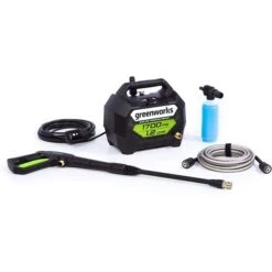Nettoyeur Haute Pression électrique à Eau Froide Greenworks, 1 700 Lb/po², 1,2 Gal/min