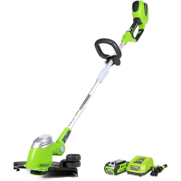 Coupe-bordure Droit Sans Fil Greenworks 40 Volts De 13 Po Avec Guide De Coupe (batterie Incluse) 1 Coupe-bordure Droit Sans Fil Greenworks 40 Volts De 13 Po Avec Guide De Coupe (batterie Incluse)