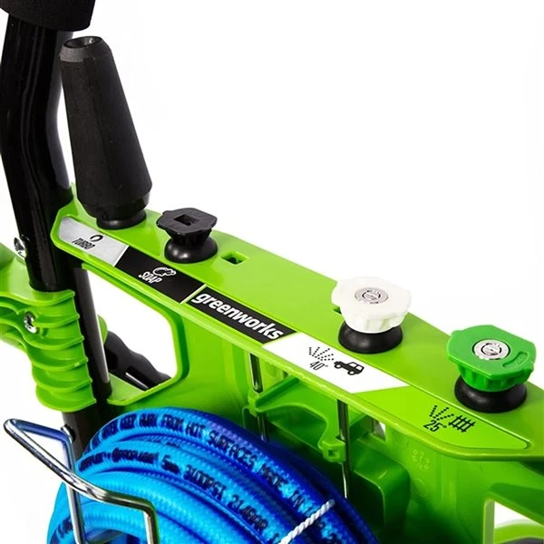 Nettoyeur à Haute Pression électrique à Eau Froide Greenworks De 2000 Lb/po² Et 1,2 Gal/min 4 Nettoyeur à Haute Pression électrique à Eau Froide Greenworks De 2000 Lb/po² Et 1,2 Gal/min - Image 4