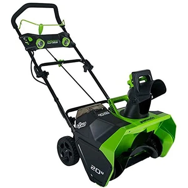 Souffleuse à Neige électrique Sans Fil Greenworks à Une Phase De 20 Po, 40 Volts (batterie Incluse) 2 Souffleuse à Neige électrique Sans Fil Greenworks à Une Phase De 20 Po, 40 Volts (batterie Incluse) - Image 2