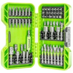 Ensemble D'embouts Pour Visseuse à Percussion Greenworks, 70 Pièces