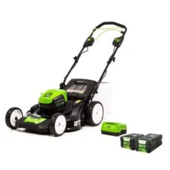 Tondeuse à Gazon électrique Autotractée Greenworks Pro Sans Fil De 80 V Au Lithium-ion, 21 Po Avec 2 Batteries