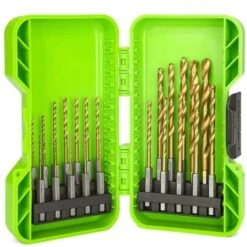 Ensemble De Forets Greenworks Tools Titane, 22 Pièces