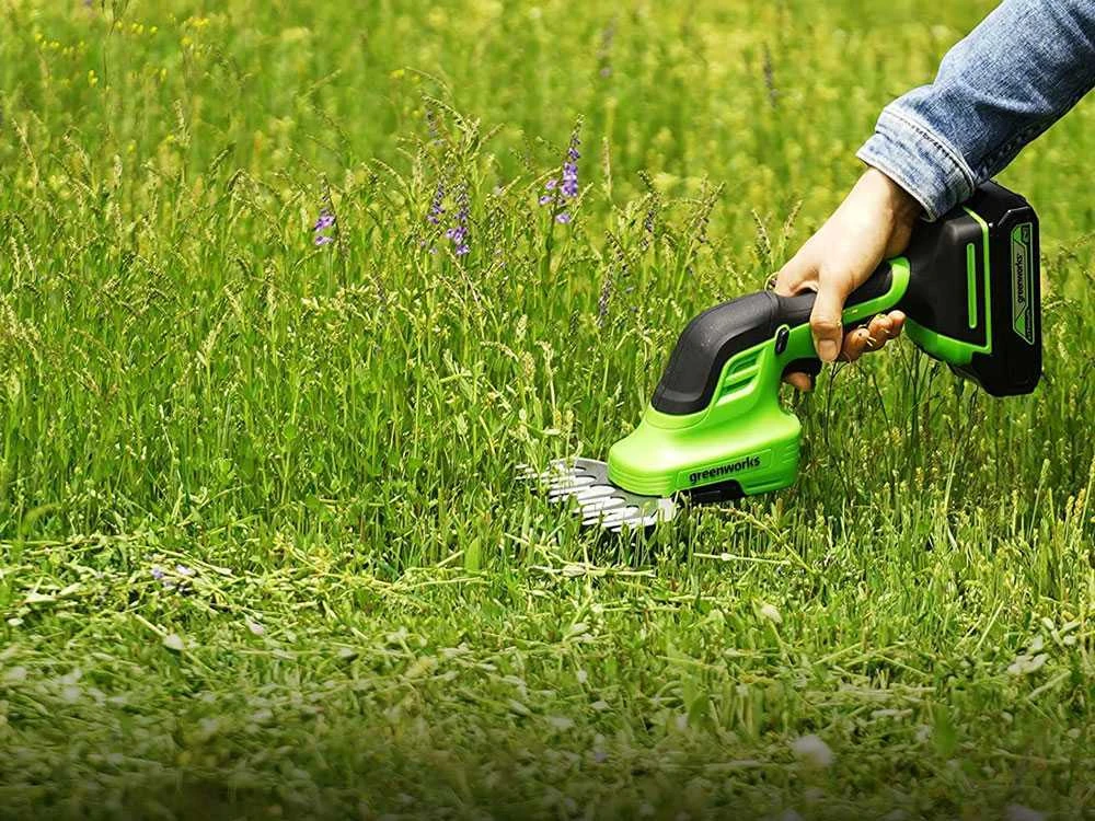 Cisaille à Batterie Pour L'herbe GREENWORKS G24SHT -Kit Batterie De 24V/2.0ah Et Chargeur 3 Cisaille à Batterie Pour L'herbe GREENWORKS G24SHT -Kit Batterie De 24V/2.0ah Et Chargeur - Image 3