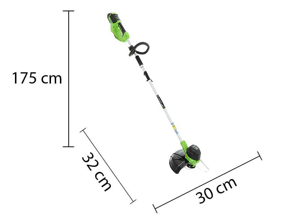 Coupe-bordures électrique Greenworks G40LT - SANS BATTERIE SANS CHARGEUR 12 Coupe-bordures électrique Greenworks G40LT - SANS BATTERIE SANS CHARGEUR - Image 12