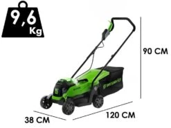 Tondeuse à Batterie Greenworks GD24LM33 24V - 33 Cm - SANS BATTERIE NI CHARGEUR